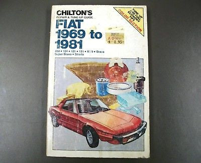 69 81 Fiat Brava Strada Chilton's Repair Manual 7042