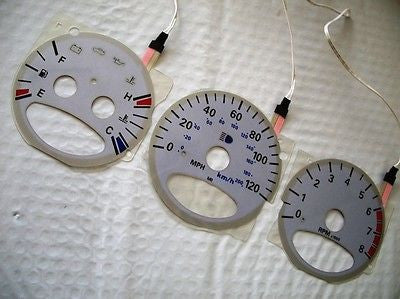 2000-2003 Chrysler PT Cruiser Cluster Glow Gauges Kit
