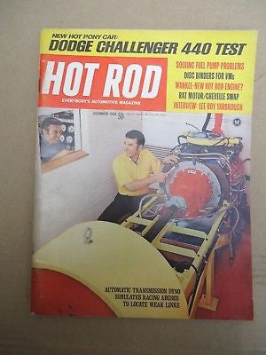 1969 Hot Rod DECEMBER Challenger 440 Test Wankel  #10
