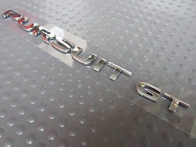 Pontiac Pursuit GT Rear Trunk Lid Chrome Emblem Sign Badge Logo OEM # 15264501