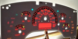 1996 KPH Metric GMC Safari Savana Chevy Express Astro Van Glow White Face Gauges