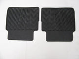 OEM 2011-2014 Hyundai Sonata Weather Rear Black Rubber Floor Mats 3QF13AC200