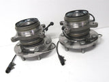 Two (2) 2016 Nissan Titan XD Front Hub, Bearing & Sensor 4WD Pair Set LH & RH