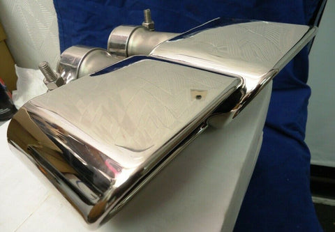 OEM 2006-2010 Volkswagen Passat Left Side Dual Chrome Muffler Tips 3C0 071 912